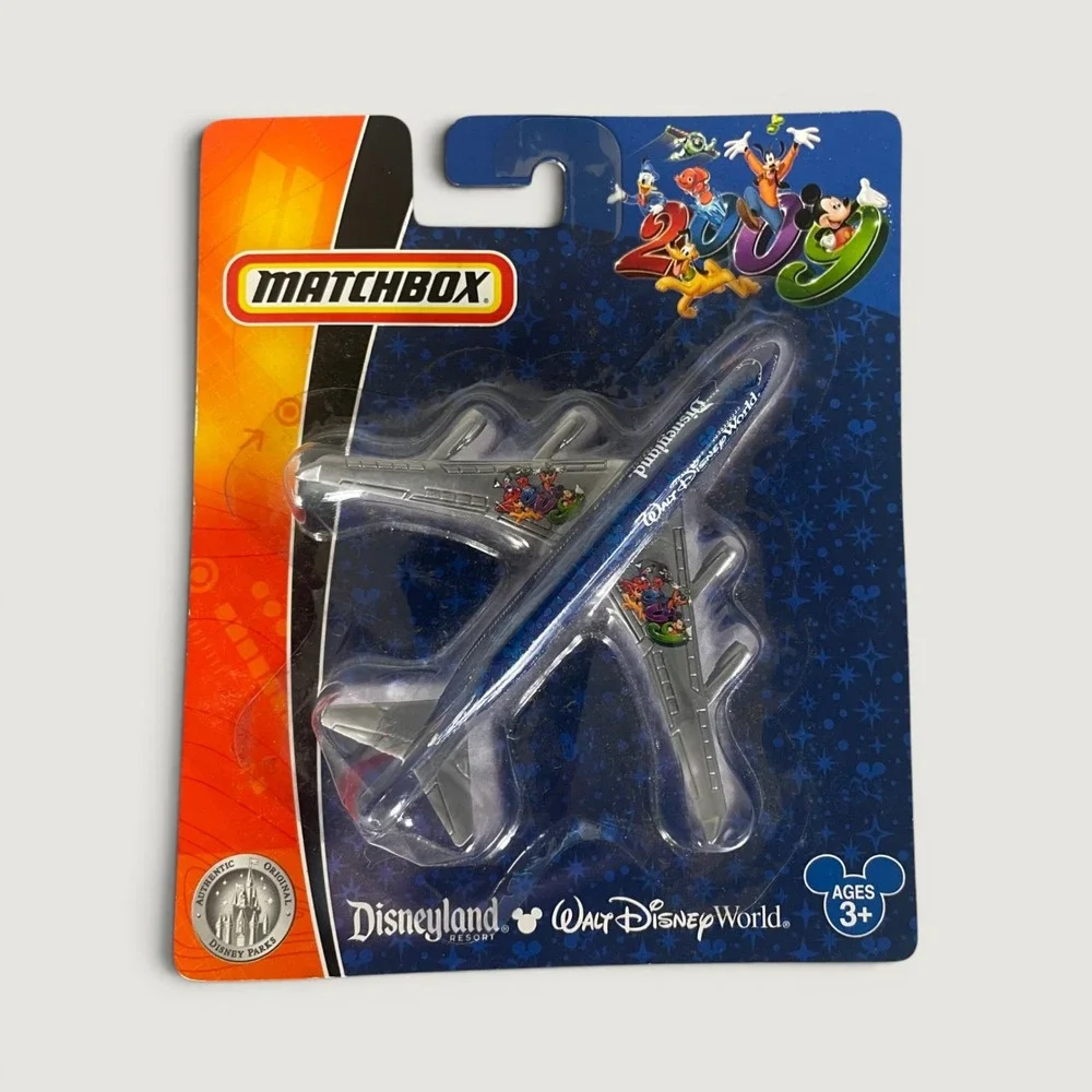 Disney Parks Matchbox Diecast Airplane Walt Disney World Disneyland 2009 Sealed